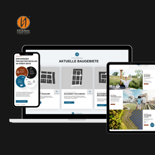 Neue Website für Grundstücksentwickler PVS - hebatec.de