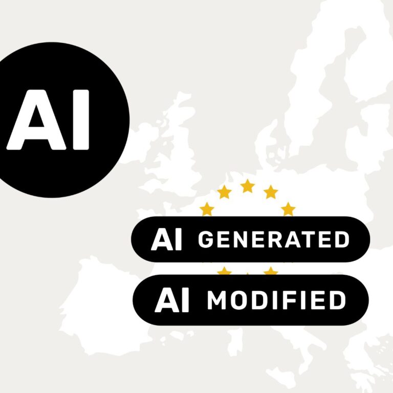 EU AI Act – KI-Bilder auf Unternehmenswebsites