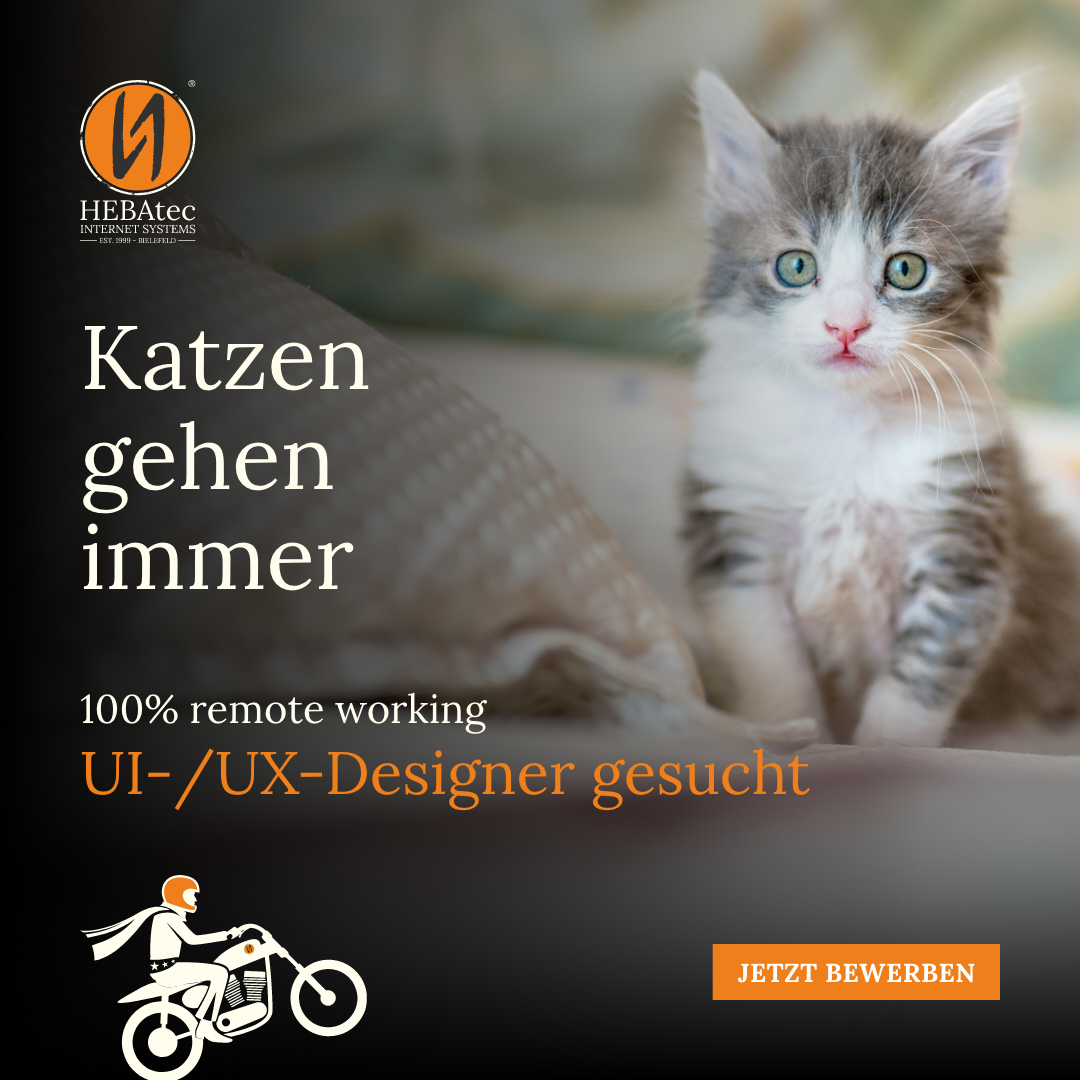 UI-/ UX-Designer gesucht - hebatec.de/jobs